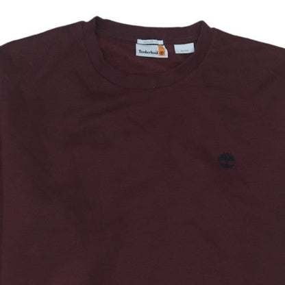 Timberland Men's Brown XL Regular Fit Crew Neck Sweatshirt