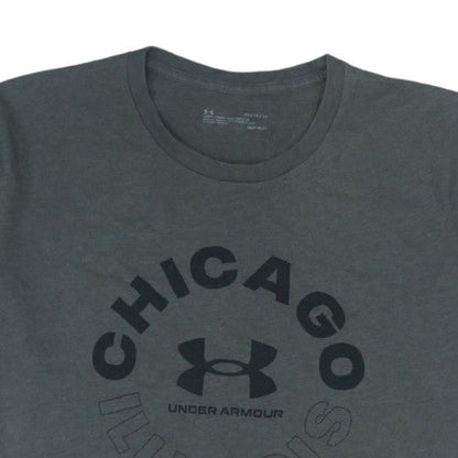 Under Armour Men's Grey Chicago Illinois Graphic T-Shirt XL