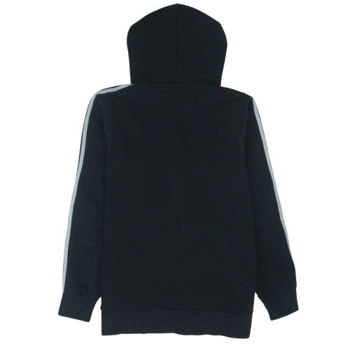 Adidas Womens Black Full Zip Hoodie Size XL - Casual Hooded Sweatshirt