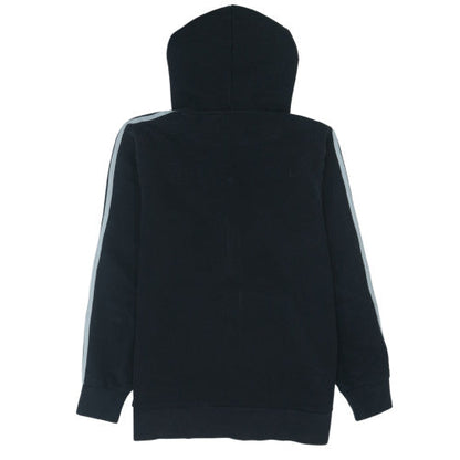 Adidas Womens Black Full Zip Hoodie Size XL - Casual Hooded Sweatshirt