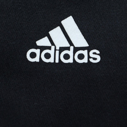 Adidas Womens Black Full Zip Hoodie Size XL - Casual Hooded Sweatshirt