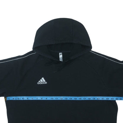 adidas Men’s Black XL Pullover Hoodie with Logo and Pockets