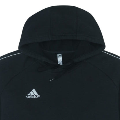 adidas Men’s Black XL Pullover Hoodie with Logo and Pockets