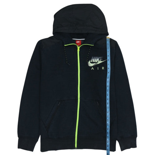 Nike Men's Black XL Full Zip Hoodie Air Logo Sportswear