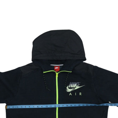 Nike Men's Black XL Full Zip Hoodie Air Logo Sportswear