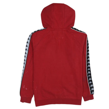 Kappa Men's Red Pullover Hoodie Large Sports Fleece