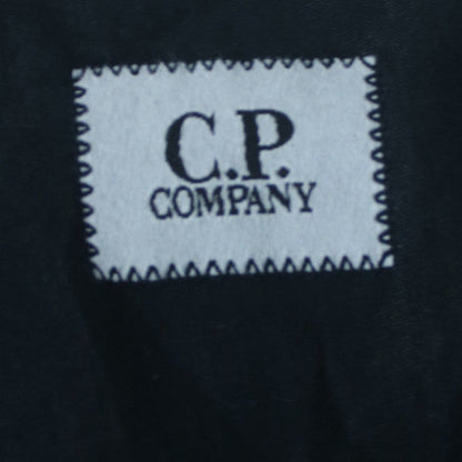 C.P. Company Men's Black Cotton Crew Neck Sweatshirt Size L