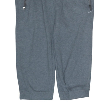 Nike Womens Grey Capri Sweatpants Size M Drawstring Pockets