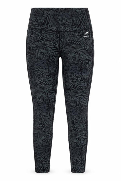 Energetics Womens Black Geometric DryPlus Active Leggings Size M