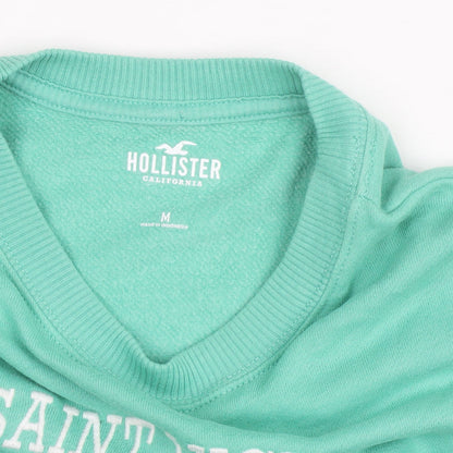 Hollister Women’s Green Saint Lucia Caribbean Pullover Sweatshirt M