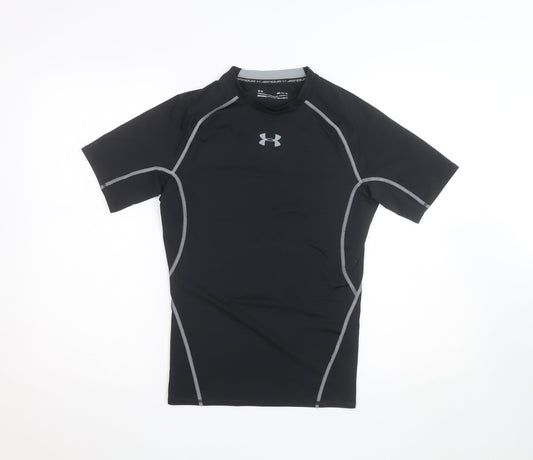 Under Armour Men's Black Compression HeatGear Short Sleeve T-Shirt M