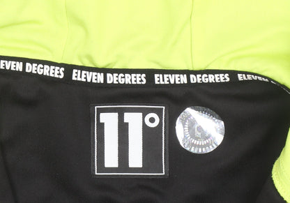 11 Degrees Men's Black Full Zip Hoodie Size M Slim Fit Sportswear