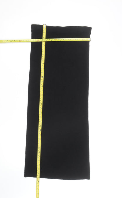 Jigsaw Women’s Black Wool Bodycon Knit Dress Size S