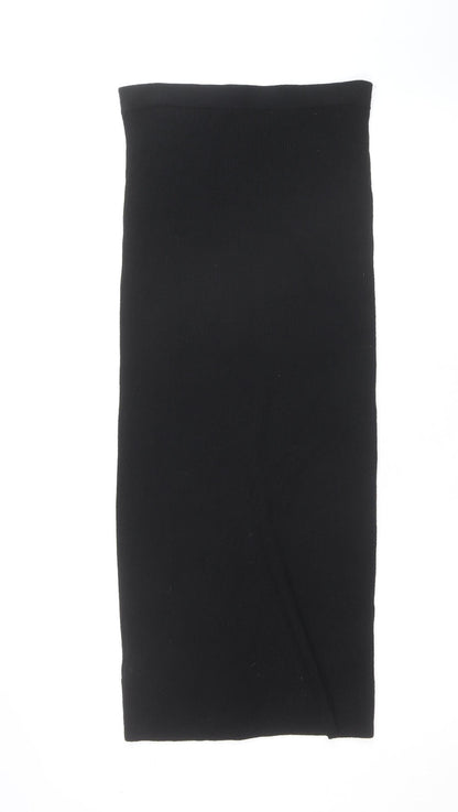 Jigsaw Women’s Black Wool Bodycon Knit Dress Size S