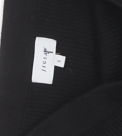 Jigsaw Women’s Black Wool Bodycon Knit Dress Size S