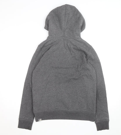 The North Face Boys Grey Pullover Hoodie XL Youth Cotton Blend