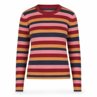 Wrangler Womens Multicoloured XS Striped Knit Pullover Jumper