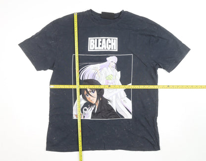 VIZ Media Bleach Anime Black Men's Medium Graphic T-Shirt