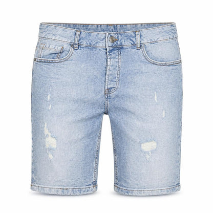 Denim Co. Women Blue Slim Fit Light Wash Denim Shorts Size 34