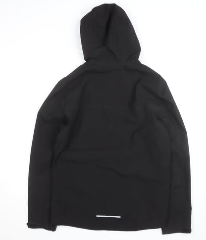 Primark Men's Black XS Waterproof Softshell Hooded Rain Jacket