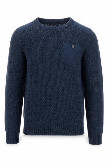 Next Men's Blue Crew Neck Knitted Pullover Jumper Size L