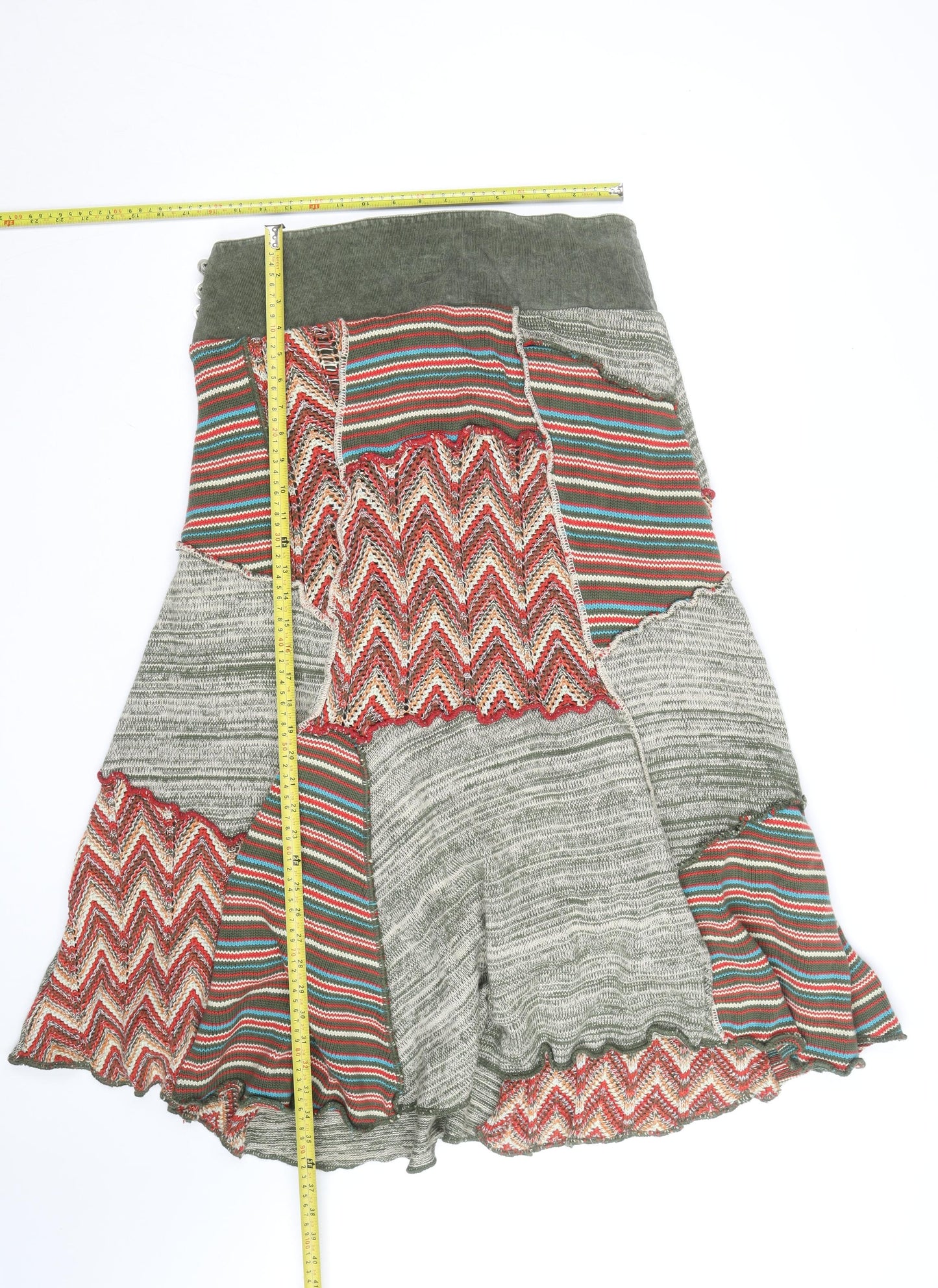 Marks and Spencer Per Una Women's Multicoloured A-Line Midi Skirt Size 16