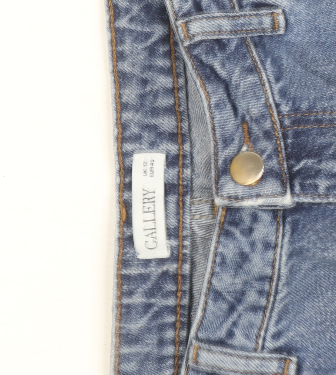 Gallery Women’s Blue Size 12 Straight Denim Jeans