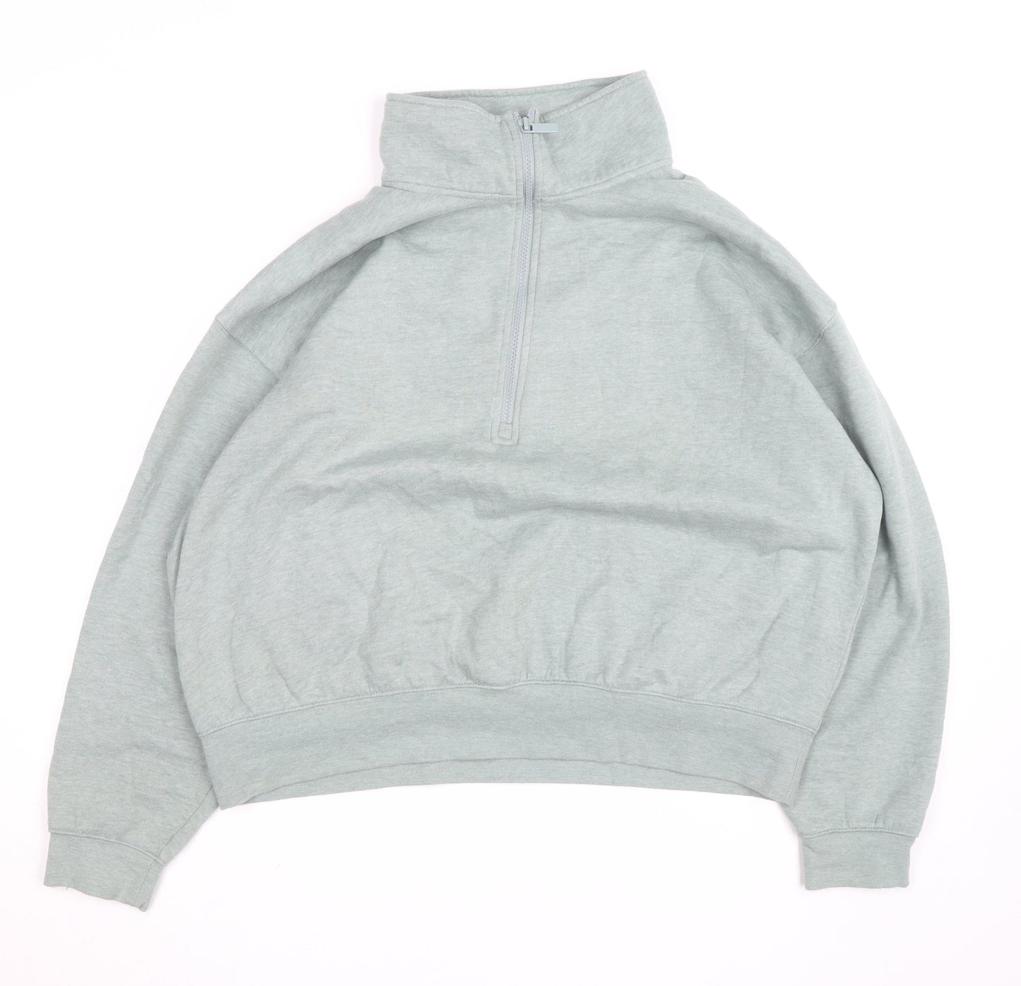 Dunnes Stores Women’s Grey 1/2 Zip Pullover Sweatshirt Size 16