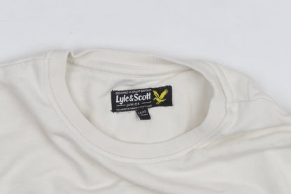 Lyle & Scott Teens White Logo Sweatshirt 14 Slim Pullover