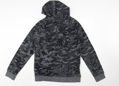 Under Armour Boys Grey Camouflage Pullover Hoodie Size XL 158-170cm