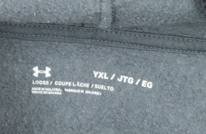 Under Armour Boys Grey Camouflage Pullover Hoodie Size XL 158-170cm