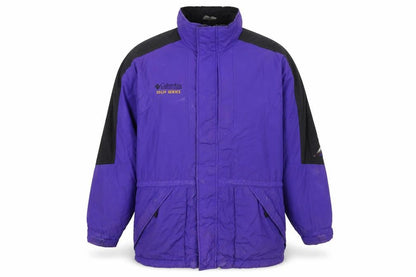 Columbia Men's Purple Tech Series Waterproof Parka Jacket L