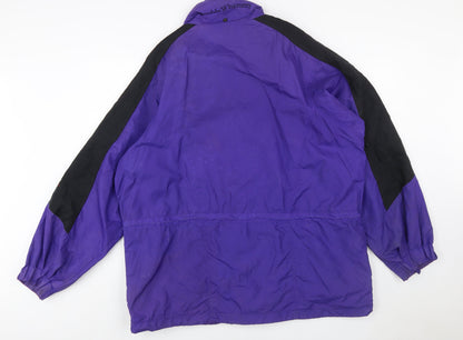 Columbia Men's Purple Tech Series Waterproof Parka Jacket L