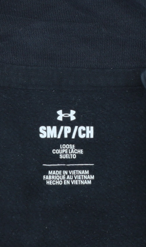 Under Armour Women's Black Small 1/2 Zip Pullover Sweatshirt