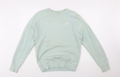 Nike Men's Green XS Crew Neck Pullover Sweatshirt