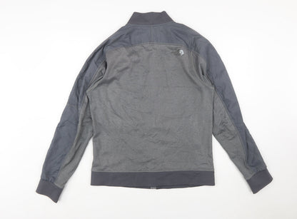 The North Face Men's Grey Full Zip Fleece Sweatshirt S