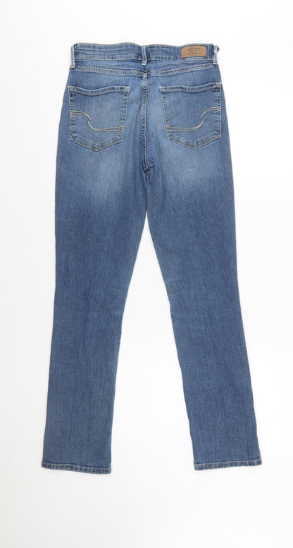 Levi Strauss Women's Blue Straight Jeans Size 10 Regular Fit