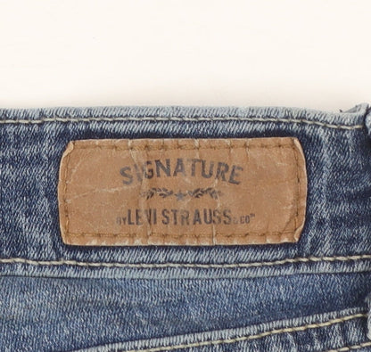 Levi Strauss Women's Blue Straight Jeans Size 10 Regular Fit