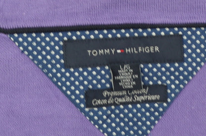 Tommy Hilfiger Men’s Purple Cotton V-Neck Cardigan Size L