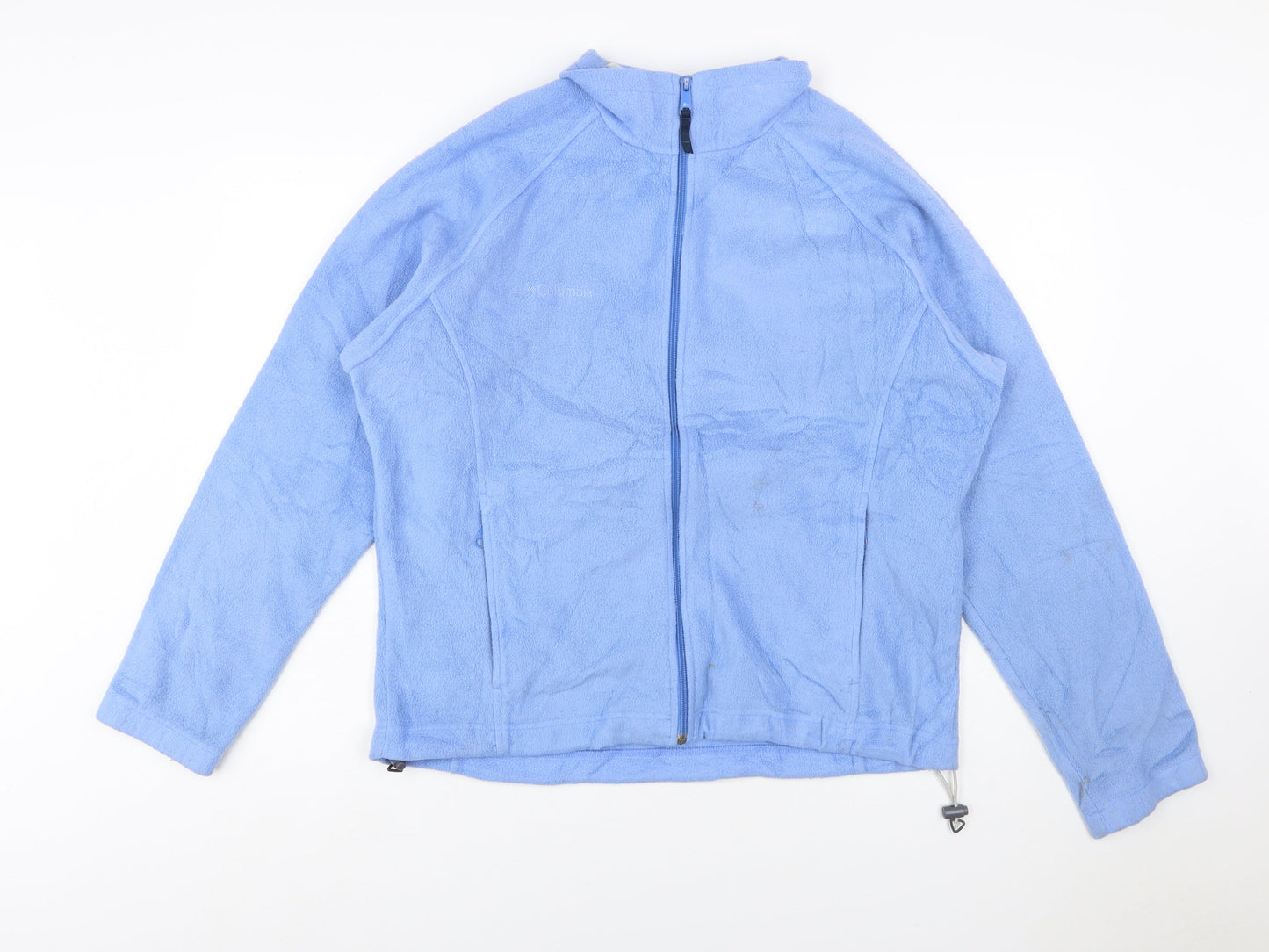 Columbia Women's Blue Fleece Full Zip Jacket XL