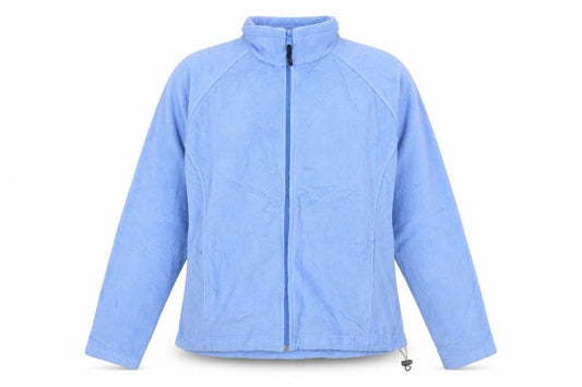 Columbia Women's Blue Fleece Full Zip Jacket XL