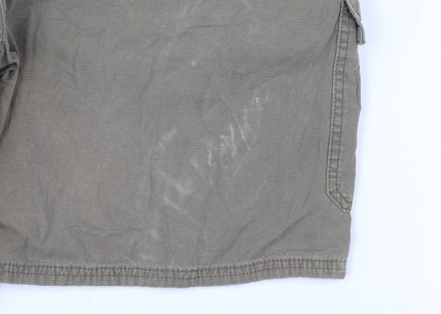 Wrangler Men's Beige Cargo Shorts Size XL 40in Cotton Casual
