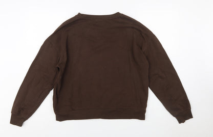 Disney Women Brown Bambi Pullover Sweatshirt Size 10/12