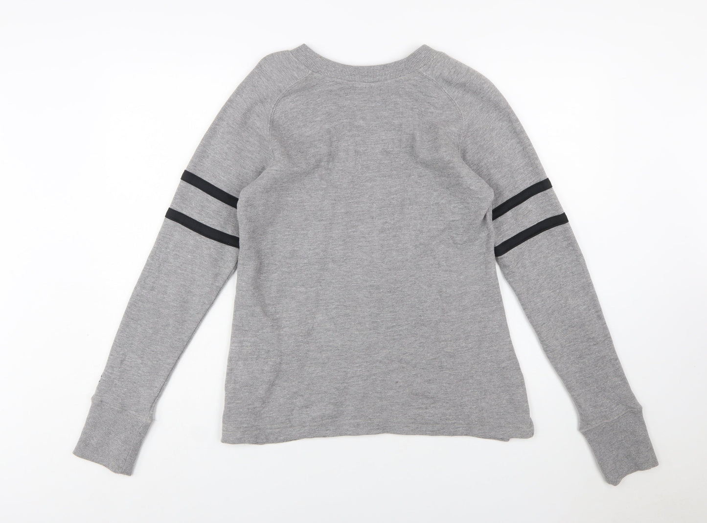 Champion Womens Grey Michigan Tech Lace Up Pullover Sweatshirt Size S