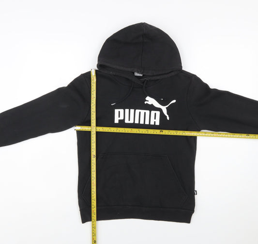 Puma Women's Black Hoodie XS Pullover Hooded Sweatshirt