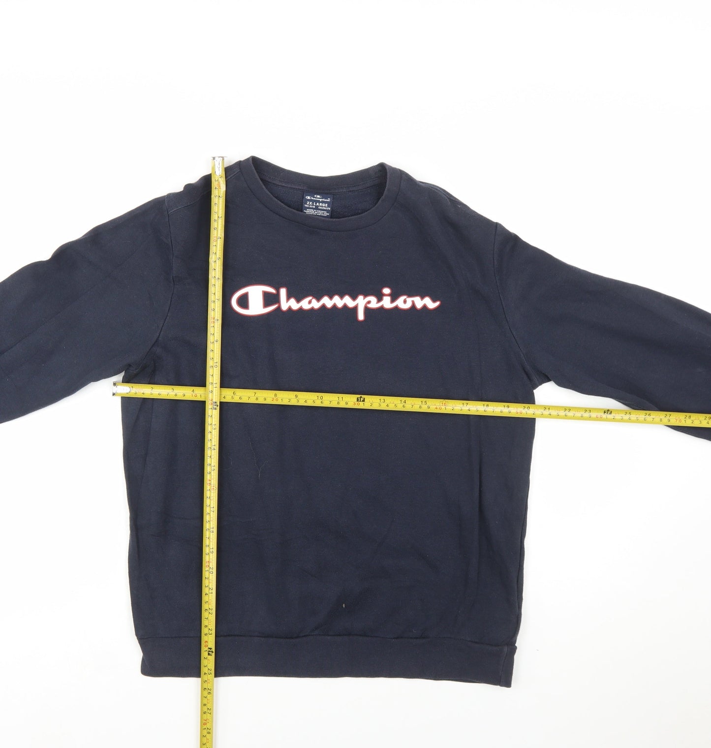 Champion Boys Navy Blue Crew Neck Pullover Sweatshirt 15-16 Years 2XL