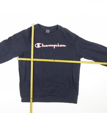 Champion Boys Navy Blue Crew Neck Pullover Sweatshirt 15-16 Years 2XL