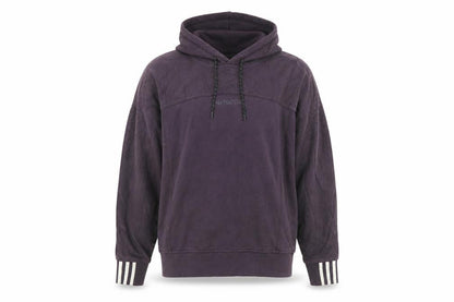 Adidas Women Purple Hooded Pullover Sweatshirt UK 10 S