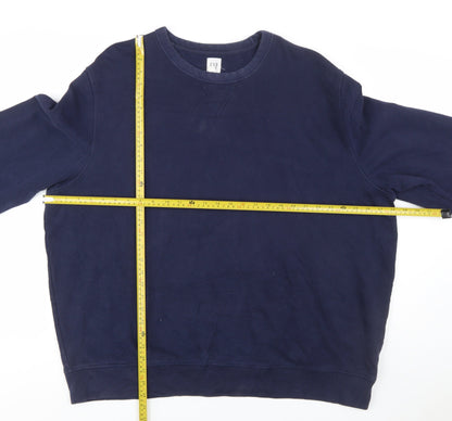 GAP Men's Blue 2XL Pullover Crew Neck Sweatshirt