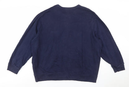 GAP Men's Blue 2XL Pullover Crew Neck Sweatshirt